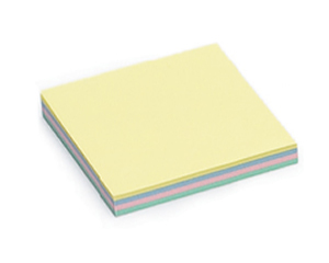 Piezmju lmlapias, 75*75mm, Rainbow, 100lpp, TIX